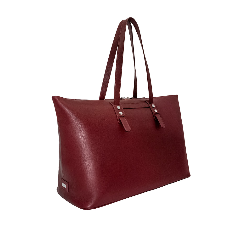 Gallery Reclaimed Convertible Burgundy Tote | aoife Bags